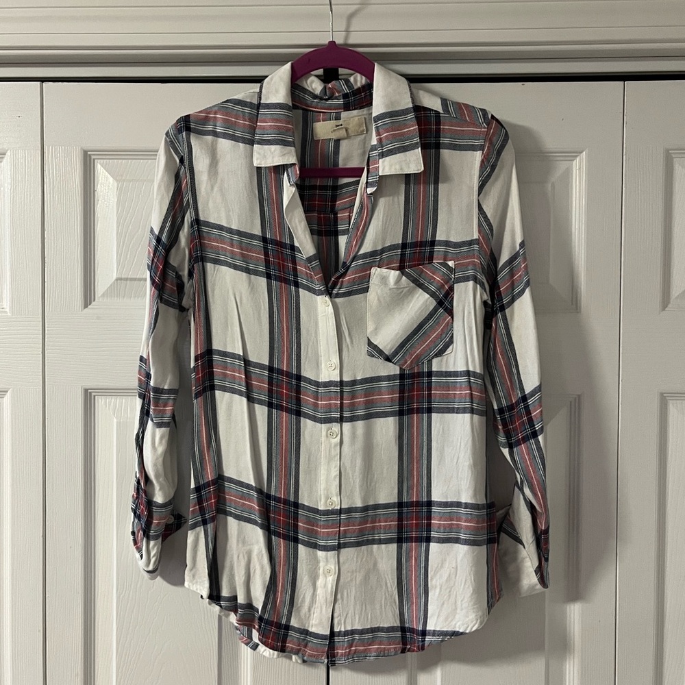 Thread + Supply Plaid Button Down Shirt